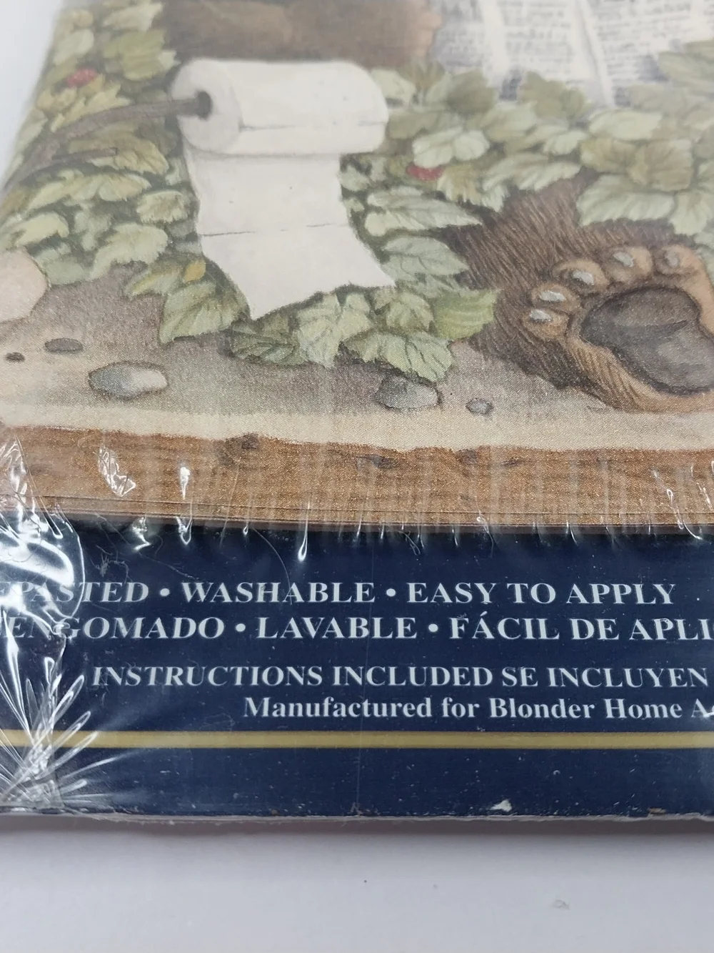 2006 Expressions 5 Yards Prepared Wallpaper Border Bathroom Wildlife Country